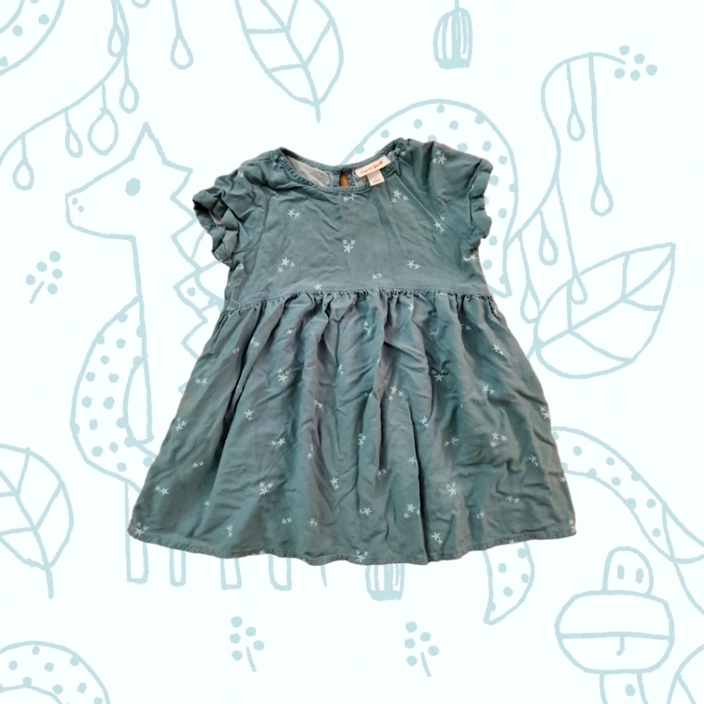 Cat & Jack Toddler Girls Stars/Starfish Dress (4T)